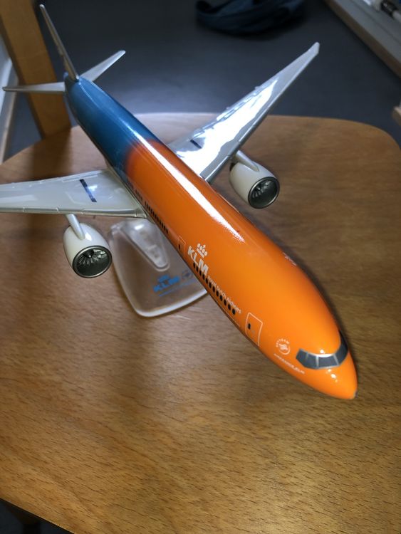 Maquette Avion KLM Boeing 777-300ER Orange Pride Herpa - Échelle 1:200 - Modèle à Assembler Snap-Fit