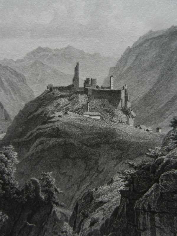 Incisioni: Mesocco Misox Schloss – Usato da Risch venduto da Rischli15 5