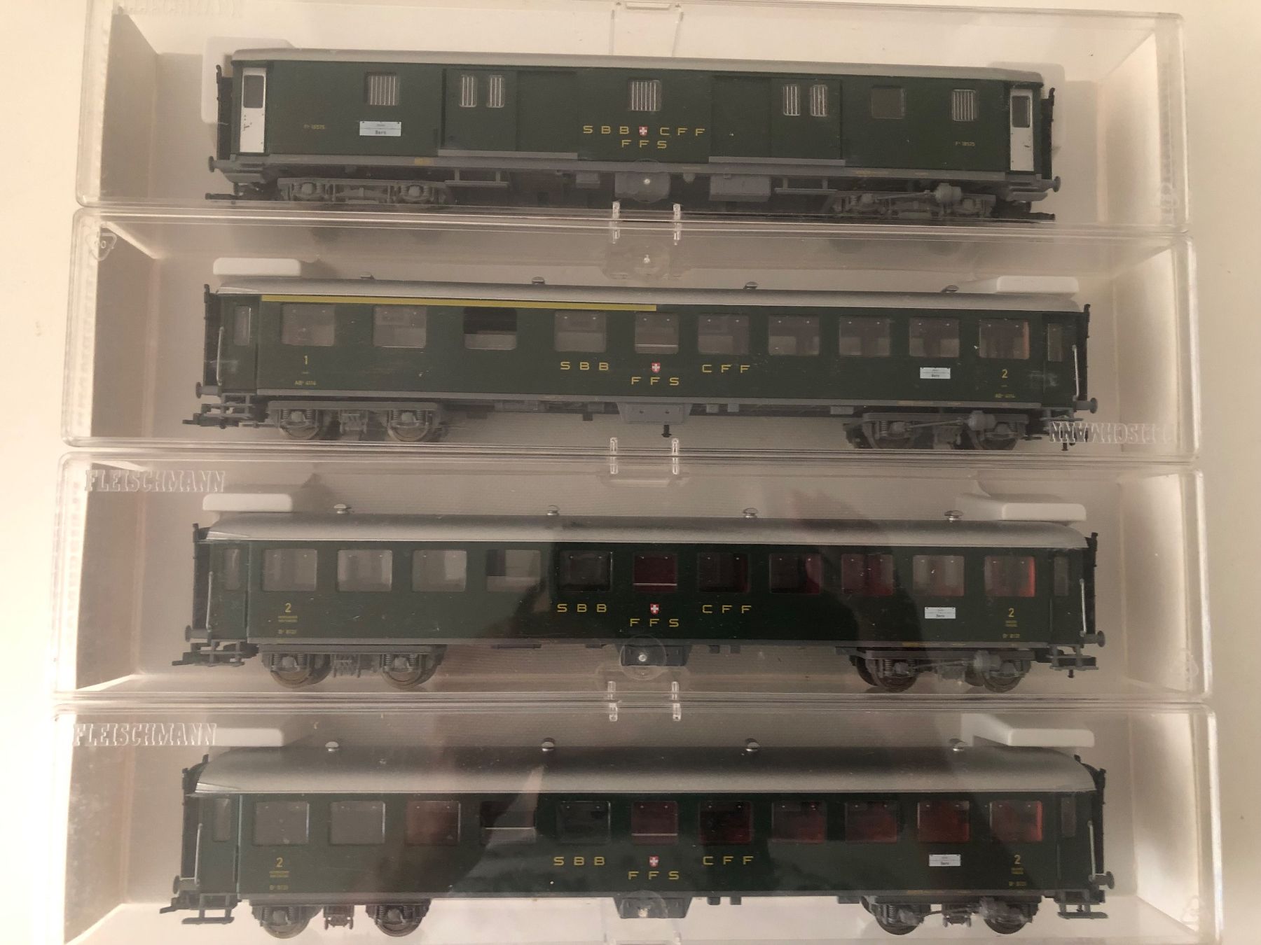Fleischmann Trains électriques: Fleischmann 4er Set NEU – Neuf avec emballage d'origine à Ostermundigen par Garmin03
