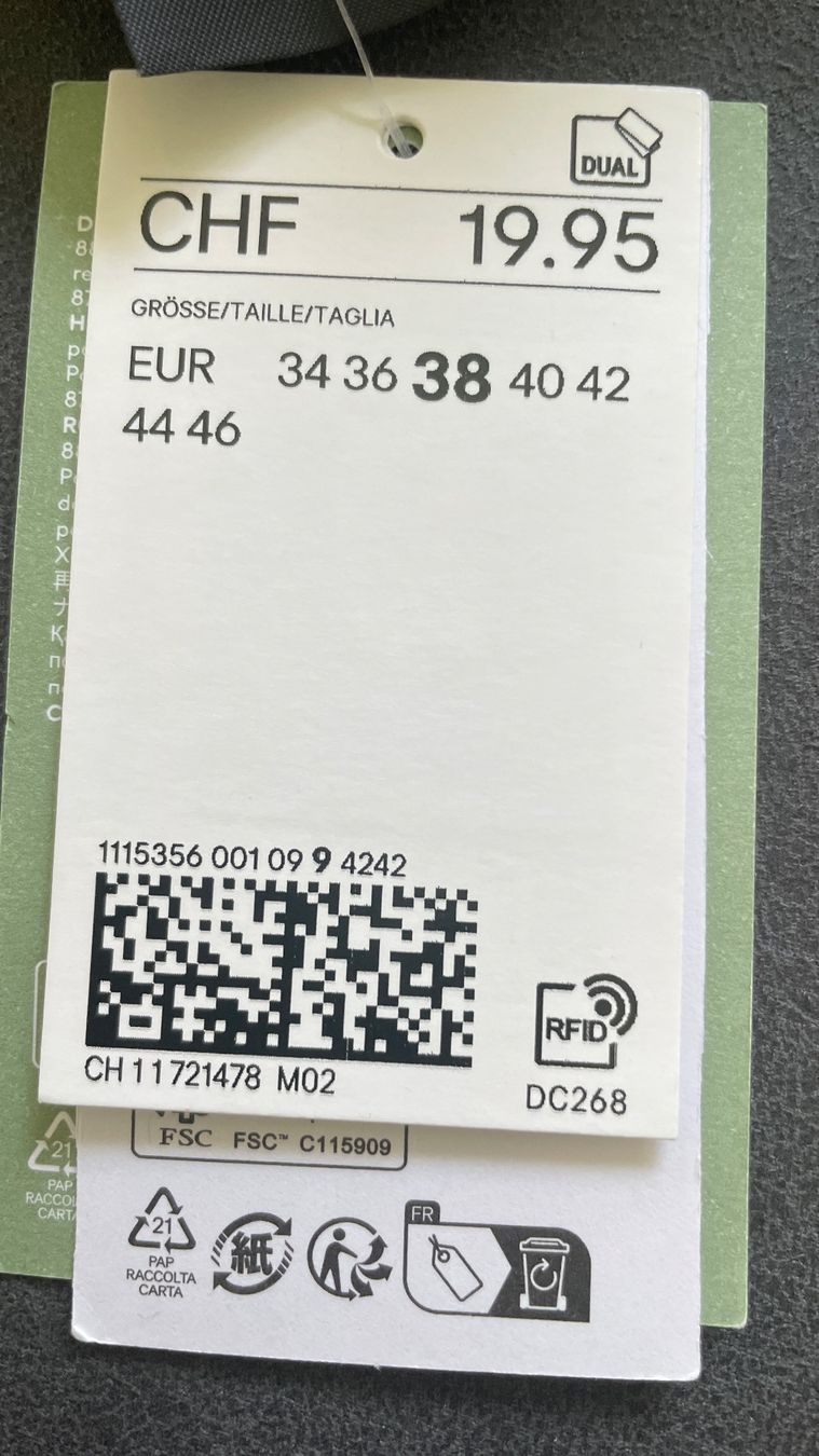 H&M Costumi da bagno & Bikini: Bikini Oberteil von H&M Grösse 38 – Nuovo e nell'imballaggio originale da Neuenkirch venduto da balani 2