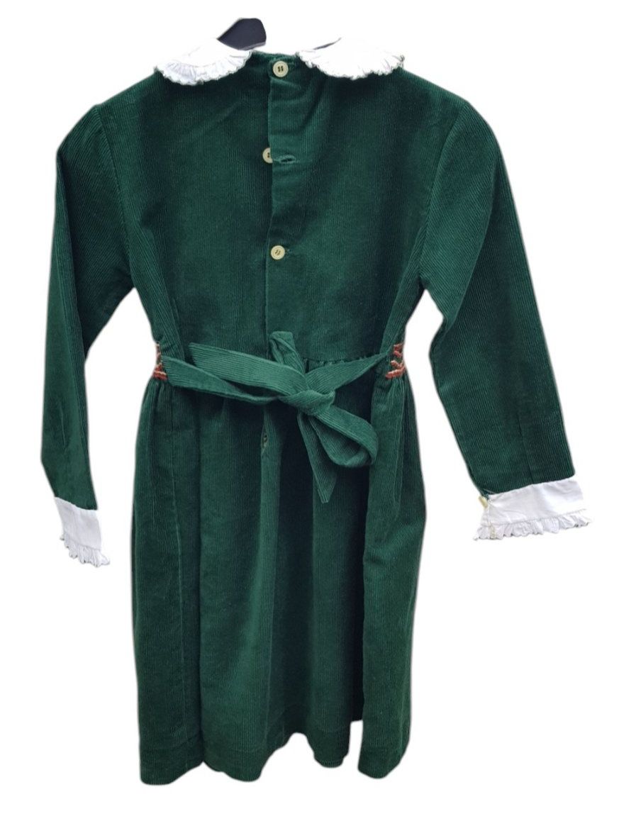 Vestiti & Gonne: Kinderkleid Vintage dunkelgrün – Usato da Mörschwil venduto da lindaswunderkiste 4