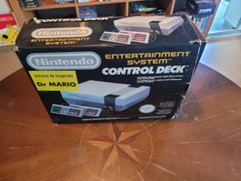 NES Controller Deck OVP Franz.Version (ohne Inlay) +Spiele