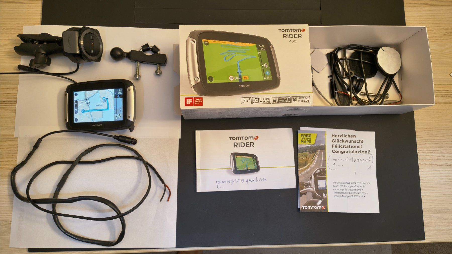 Tomtom Navigatori: Tom Tom Motorrad Navigationsgerät Rider 400 – Usato da Aadorf venduto da rol_yw6q