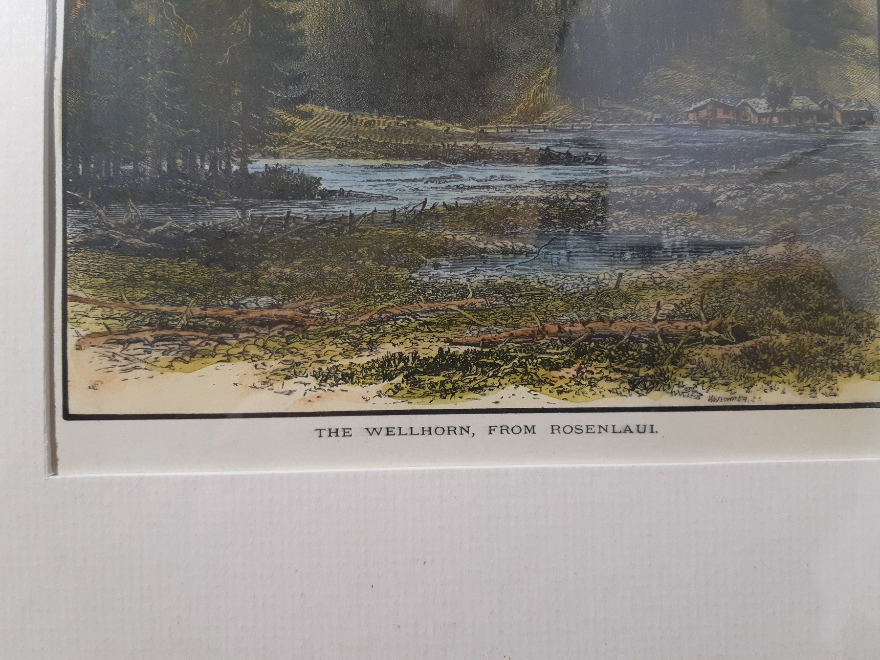 Grafica & Litografie: Litho gerahmt "Rosenlaui" – Usato da Grindelwald venduto da carro5 2