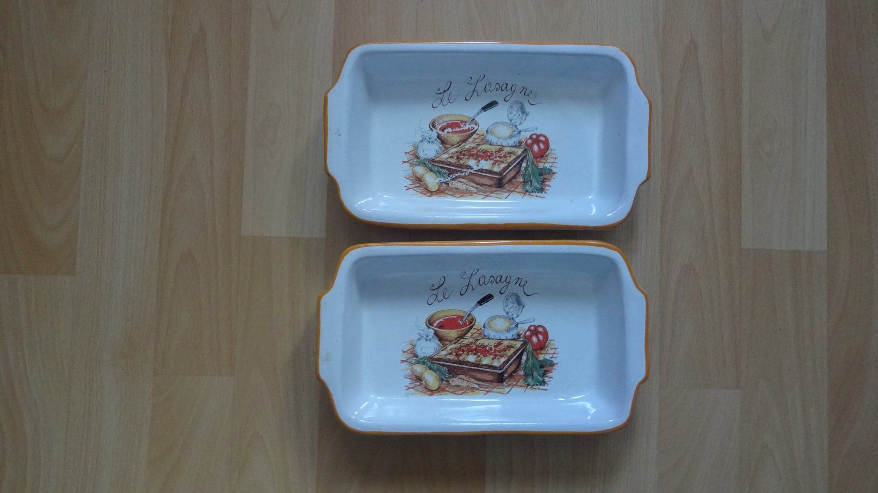 Backformen: 2er Set Auflaufformen – Gebraucht aus Fisibach von goldfasan52