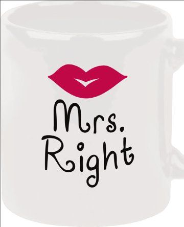 Tazze: TASSE - MRS. RIGHT - GANZ NEU! – Nuovo (secondo la descrizione) da Möhlin venduto da saga02