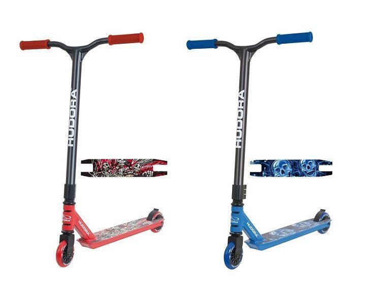 Hudora Stunt Scooter XQ12 blau oder rot Kaufen auf Ricardo