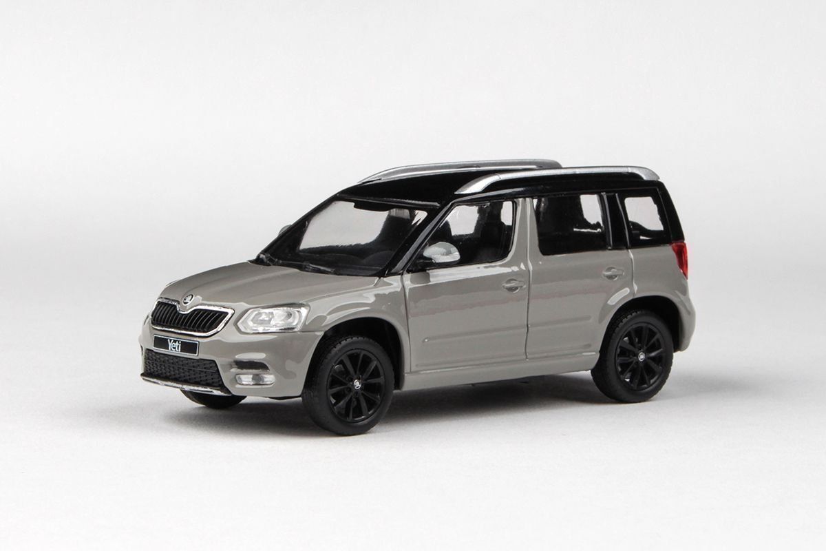 Skoda Modellini d'auto: Skoda Yeti Phase II  2013-2017 hellgrau / schwarz     1:43 – Nuovo e nell'imballaggio originale da Gerlafingen venduto da espero88 7