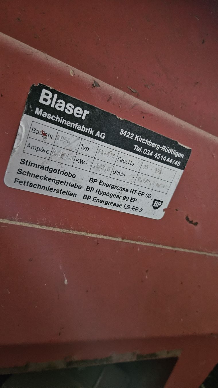 Blaser Förderband, wenig gebraucht,1990 Jahr (Gebraucht) in Cudrefin ...