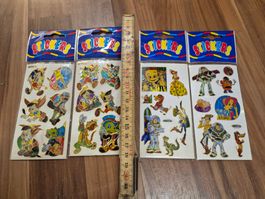 2 Stickerbogen Pinoccio oder Toy Story G