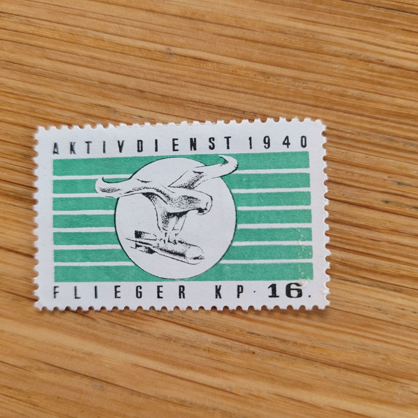 Timbre Soldat Aktidienst 1940 Flieger kp 16 (Gebraucht) in Biel/Bienne ...