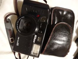 NIKON TW ZOOM 85 ANTIK FILM KAME-32-85MM LENS-TASCHE-LÄÜFT