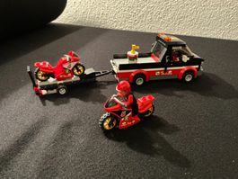 LEGO Rennmotorrad-Transporter - Vollständig mit PLAN❗