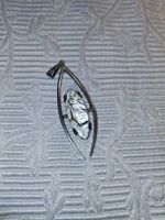 925 Silber Anhänger mit Turmalinquarz / Einschlussquarz