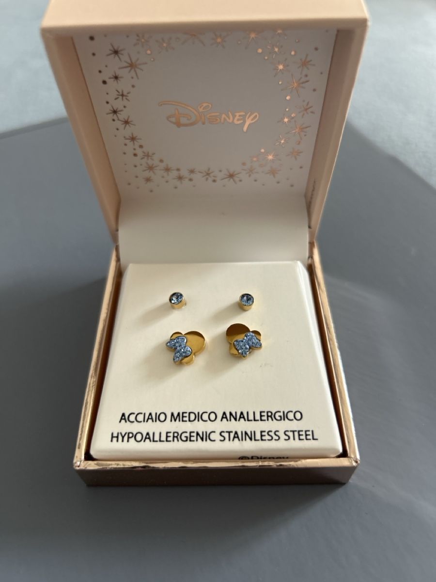 Orecchini pendenti & Orecchini a lobo: Disney Ohrringe Gold Blau – Nuovo e nell'imballaggio originale da Zürich venduto da iri_qr6v