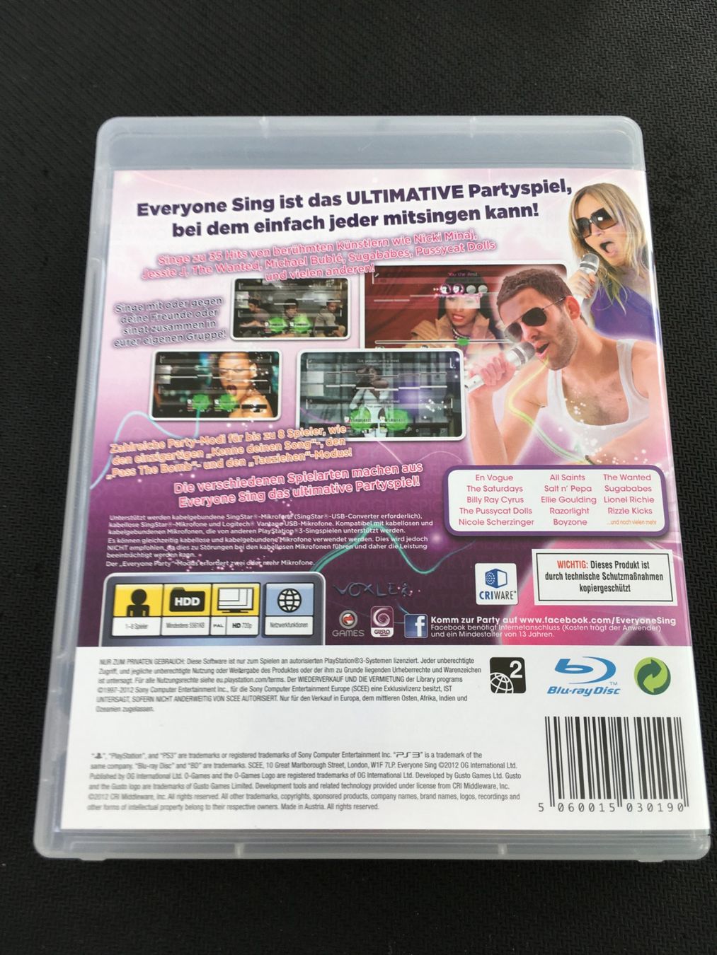 Sony Giochi: Everyone Sing - PS3 / Playstation 3 – Usato da St.Gallen venduto da sjosjo 1