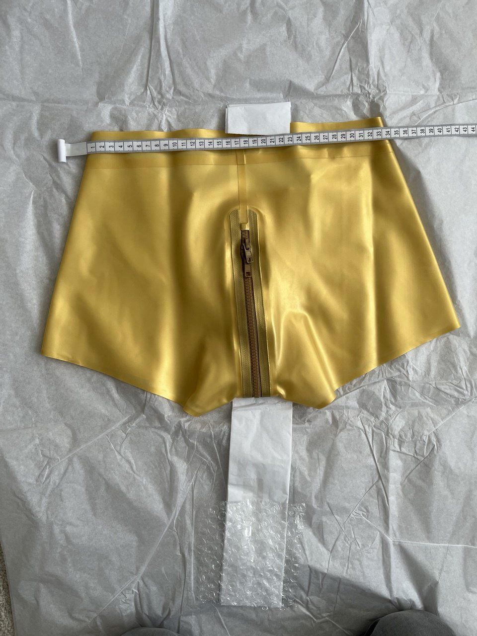 Libidex Latex Boxershorts – Pearlsheen Gold – Gr. M – NEU (Neu (gemäss ...