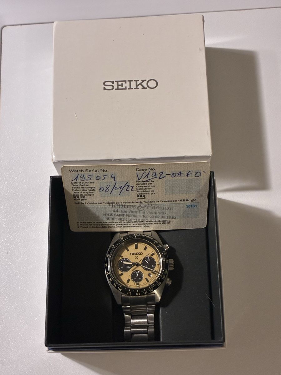 Seiko Orologi: Seiko Prospex Speedtimer SSC817P1 – Usato da Crissier venduto da rap_2lsc