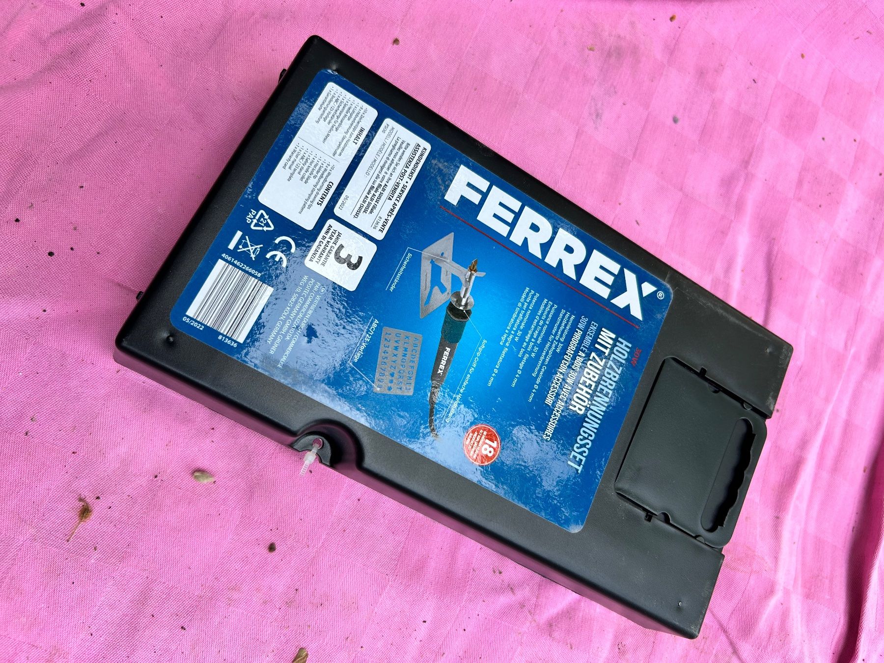 Ferrex Tutti gli attrezzi: Ferrex Holzbrandset mit Zubehör, neu – Usato da Bremgarten b. Bern venduto da Thermes 2