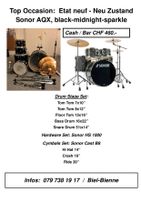 Sonor AQX Stage Set black midnight / Etat neuf - Neu Zustand