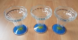 3 COUPE GLÄSER / DEKO USW. (NEUWERTIG)