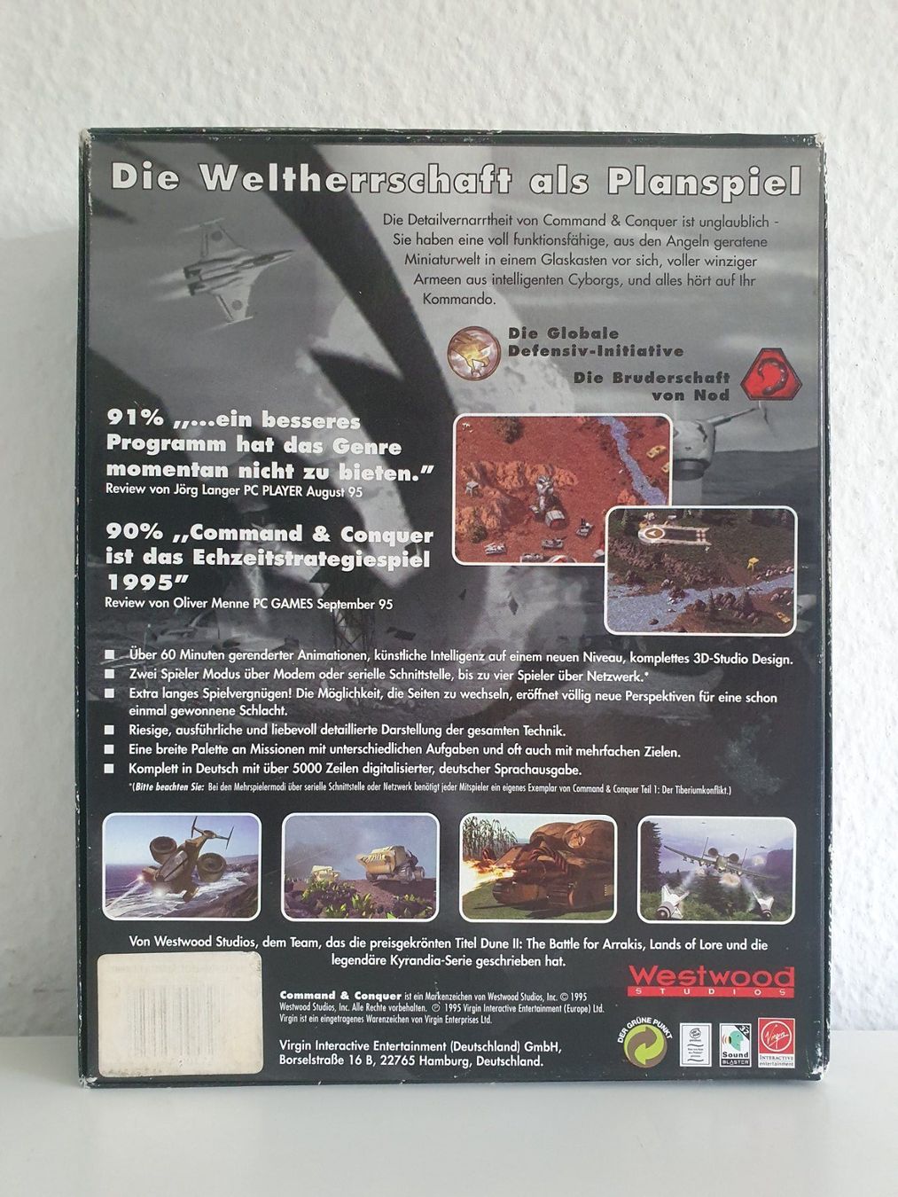 Jeux: PC Game Command & Conquer 1 (1995) Big Box – D'occasion à Greifensee par perfectioN88 3