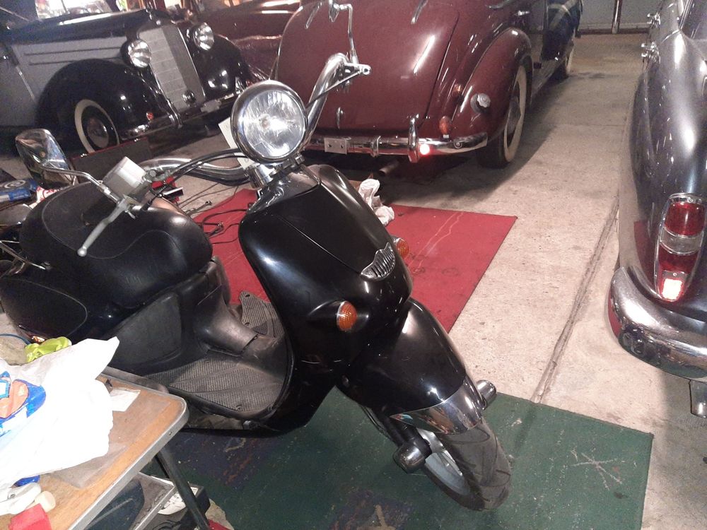 Lot De 2 Rétroviseurs Noirs Pour Scooter Aprilia Habana/Mojito 50 & 125 – M10 – Avec Adaptateurs – Certifiés E