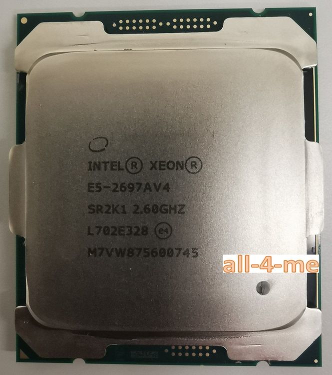 Intel® Xeon® Proz. E5-2697A v4 2,60 GHz 16C/32T 40MB Cache (Gebraucht ...