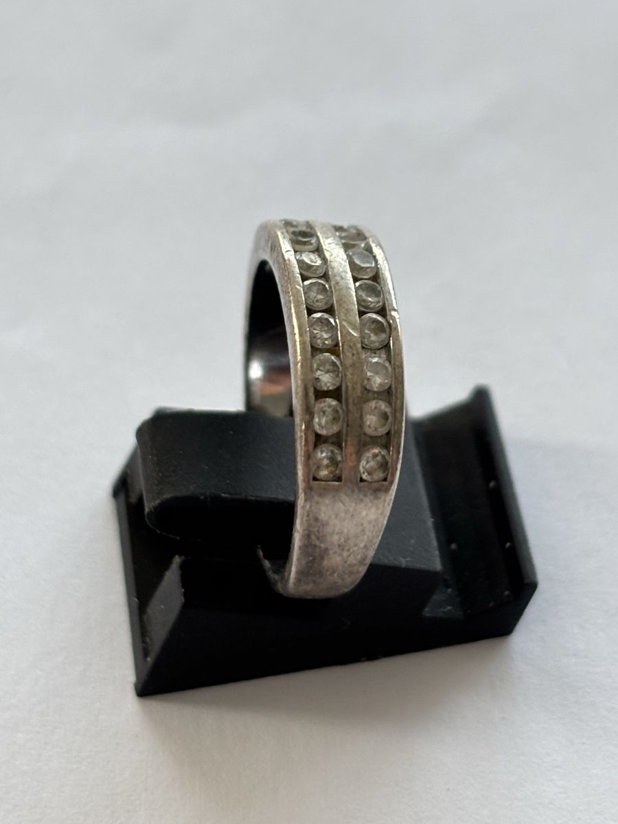 Ringe: 💎 Ring  mit Steinen, Silber 925 – Gebraucht aus Langnau am Albis von flusspflege 4