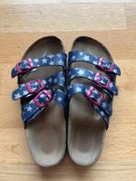 Superfit Hausschuhe, Gr. 37, blau mit Sternen - Top Zustand!