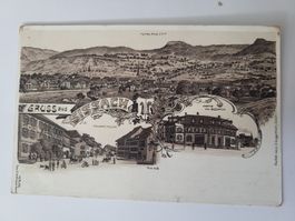 Ansichtskarte Gruss aus Sissach gelaufen guter Zustand Box1