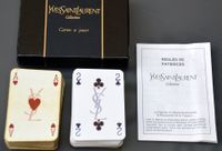 Yves Saint Laurent jeu de cartes / Kartenspiel