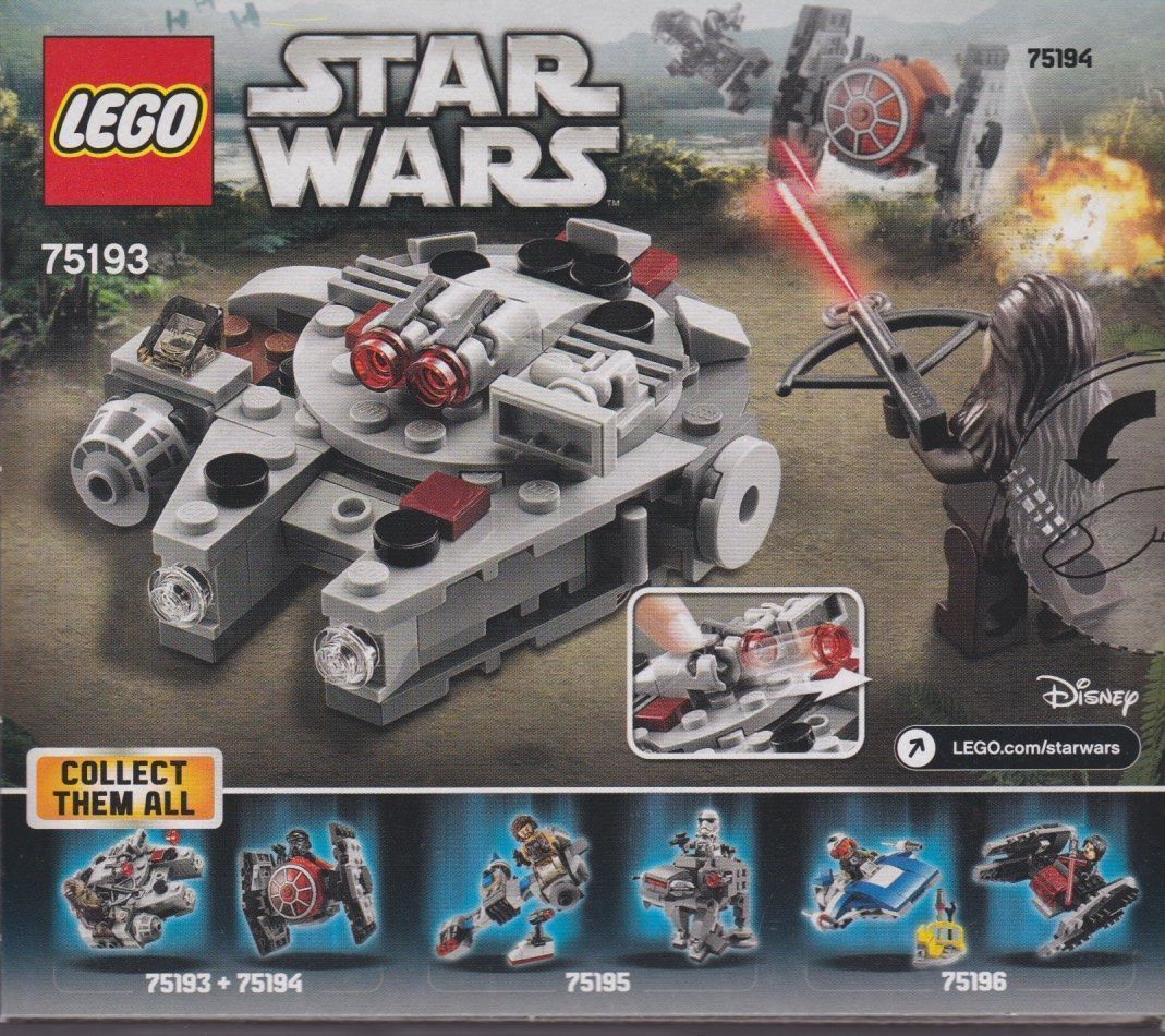 Lego Kit di costruzioni: LEGO STAR WARS 75193 MILLENUM FALCON MICROFIGHTER Chewbacca‪ – Nuovo e nell'imballaggio originale da Vezia venduto da Aquarius_Age 1