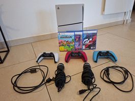 Sony PlayStation 5 Set mit 3 Controllern und Zubehör