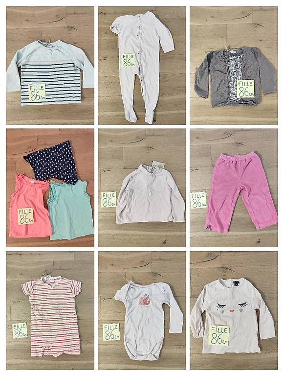 Lotti & Set di vestiti: Habits fille taille 86 cm – Usato da fribourg venduto da pegalex 2