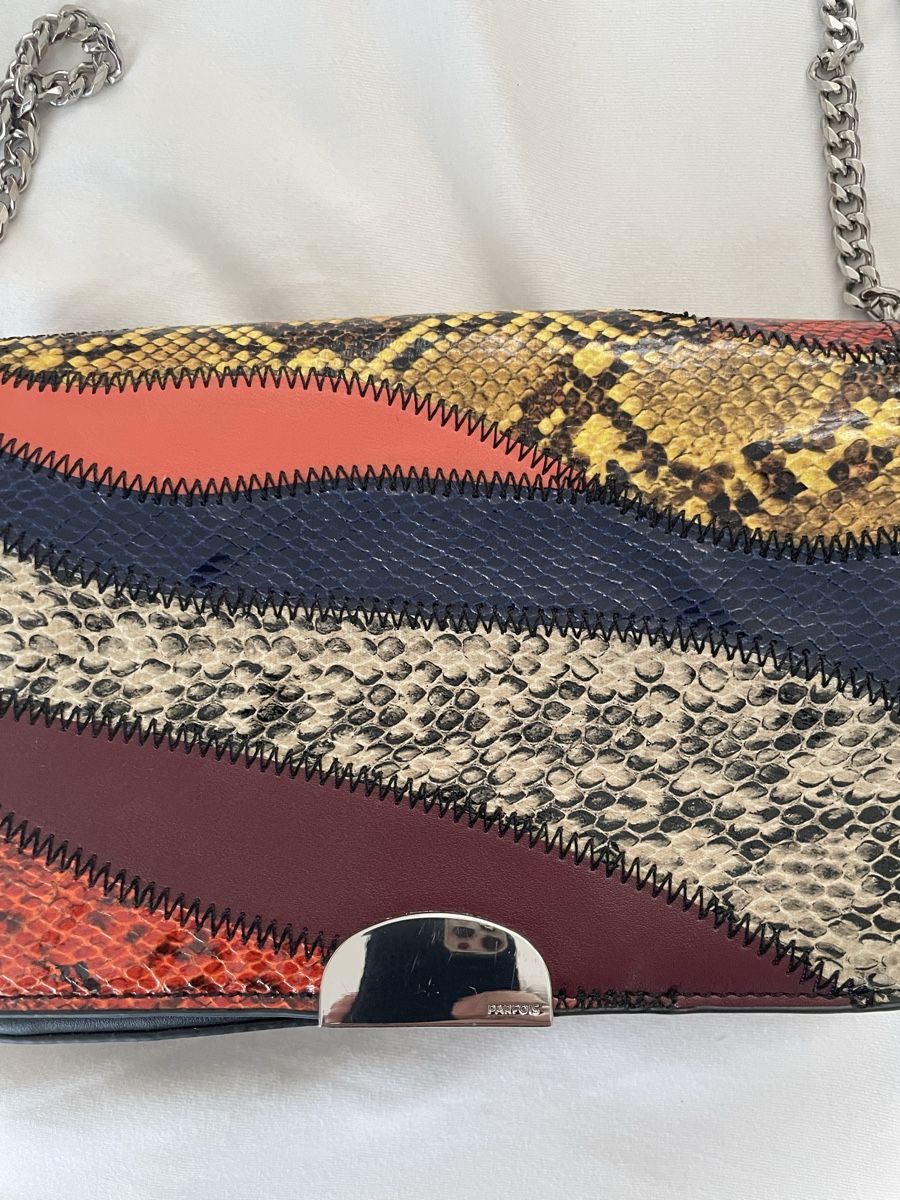 Taschen für Damen: Schicke Schultertasche schwarz bunt Pythonprint neuwertig – Neu (gemäss Beschreibung) aus Ried b. Kerzers von yas_p7th 1