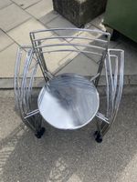 Designer Stühle verchromt 6er Set