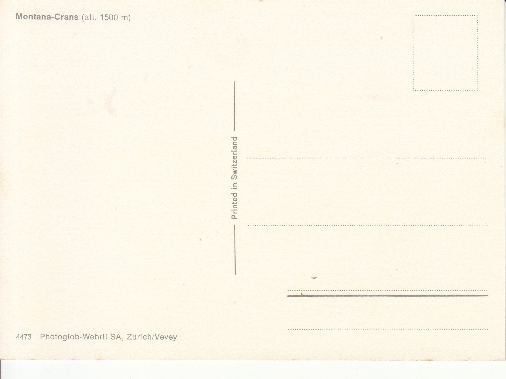 Cartoline postali: Montana ca. 1975 – Usato da Bürglen TG venduto da StampGraf 1