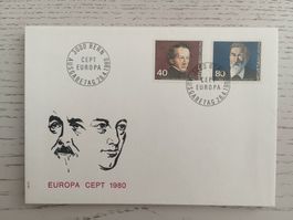 1980 FDC Europamarken