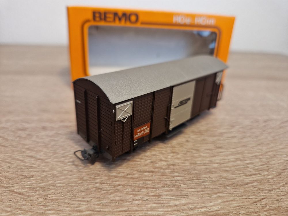 Bemo Modelleisenbahnen: Bemo 2256 Güterwagen RhB H0m – Gebraucht aus St-Aubin-Sauges von tantome 2