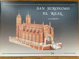 Maquette Bastelbogen San Jeronimo El Real Madrid 1:160