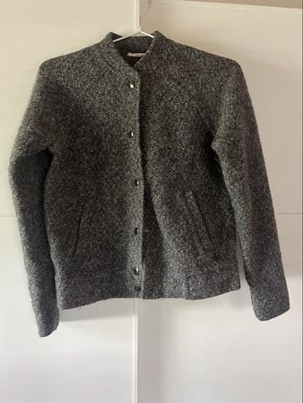 Jacke Lee Damen grau Wolle guter Zustand