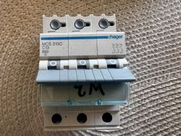 Hager MCS 313C Leitungsschutzschalter 13A 3 polig gebraucht