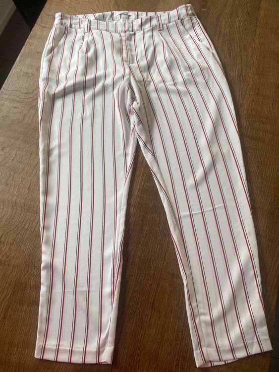 LPB HOSE (Franz.Design) Gr.40/42 (Fra.42) weiß & rot/schwarz (Gebraucht ...