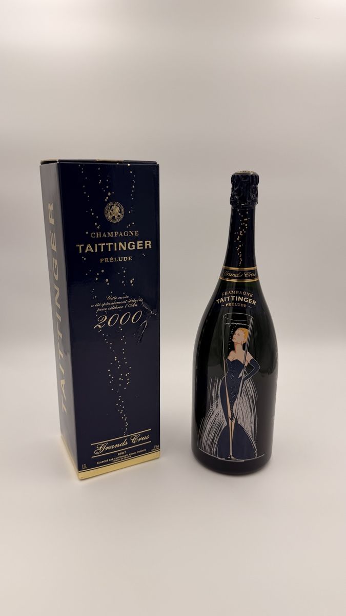 Taittinger Spirituosen: Champagne Taittinger Prelude 2000 Grans Crus mit Box – Neu (gemäss Beschreibung) aus Rotkreuz von perlengott 1