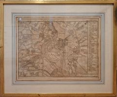 Rare Gravure Originale XVIIIe – Mantoue – J.-B. de Beaurain