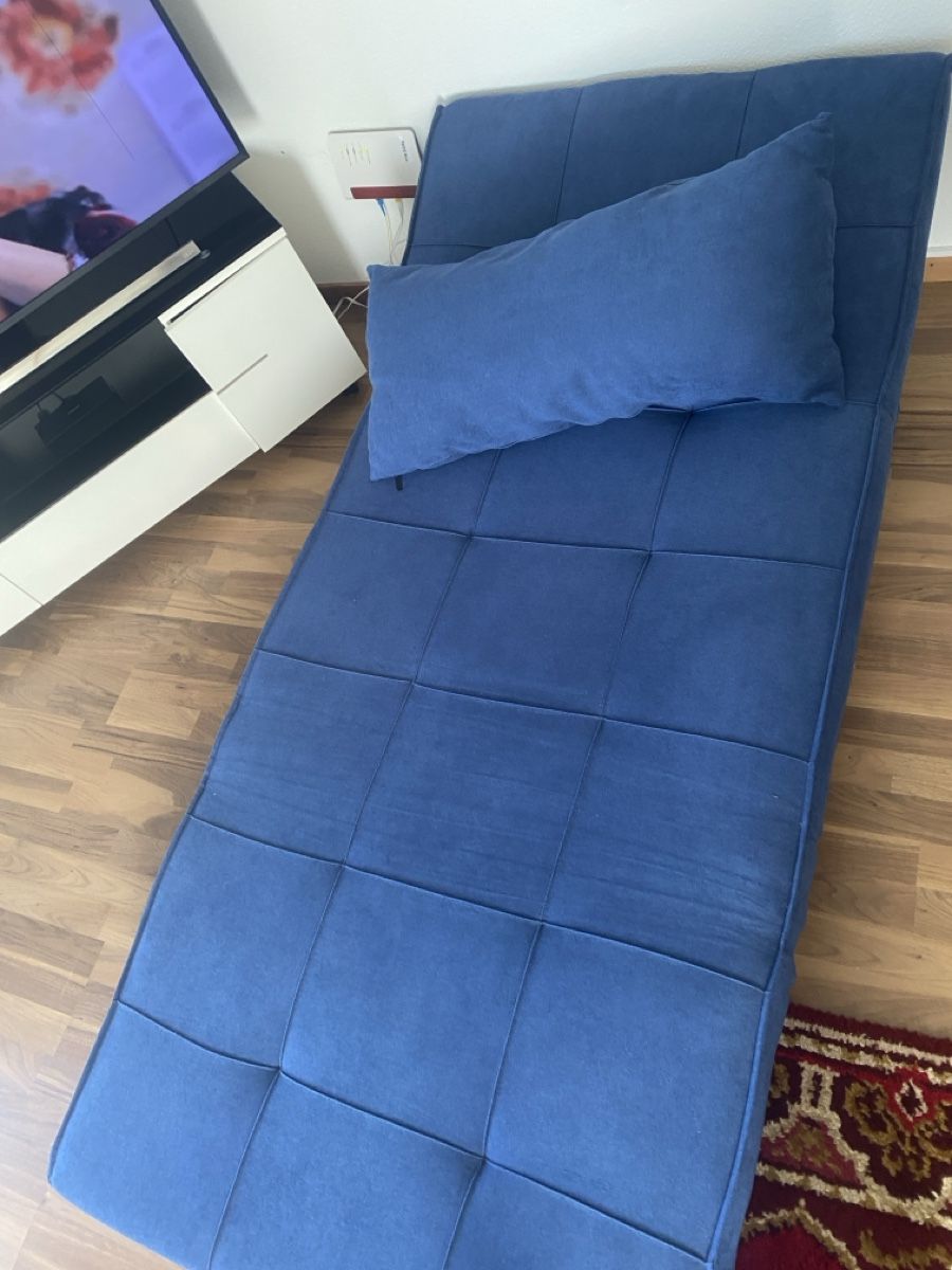 Liegen & Liegestühle: Blue Sofa Bed Chair good condition – Neu (gemäss Beschreibung) aus Hünenberg von cho_q9v2 3