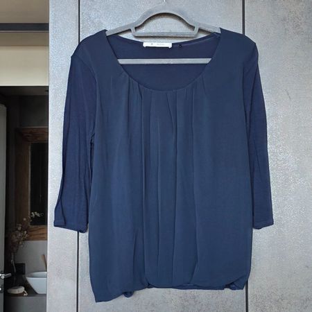🐸 MONARI BLUSE S MARINE LUFTIG LEICHT