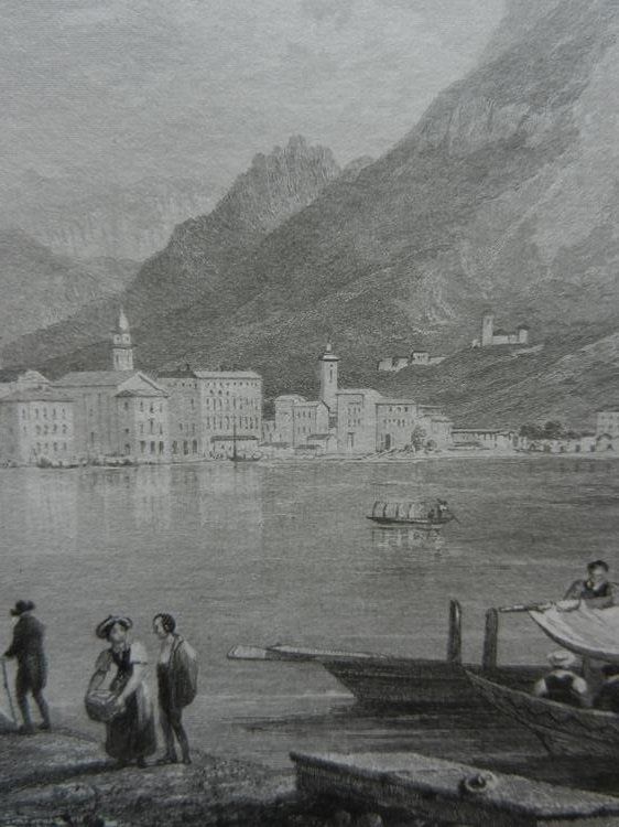 Gravures: Lugano von Bartlett – D'occasion à Risch par Rischli15 4