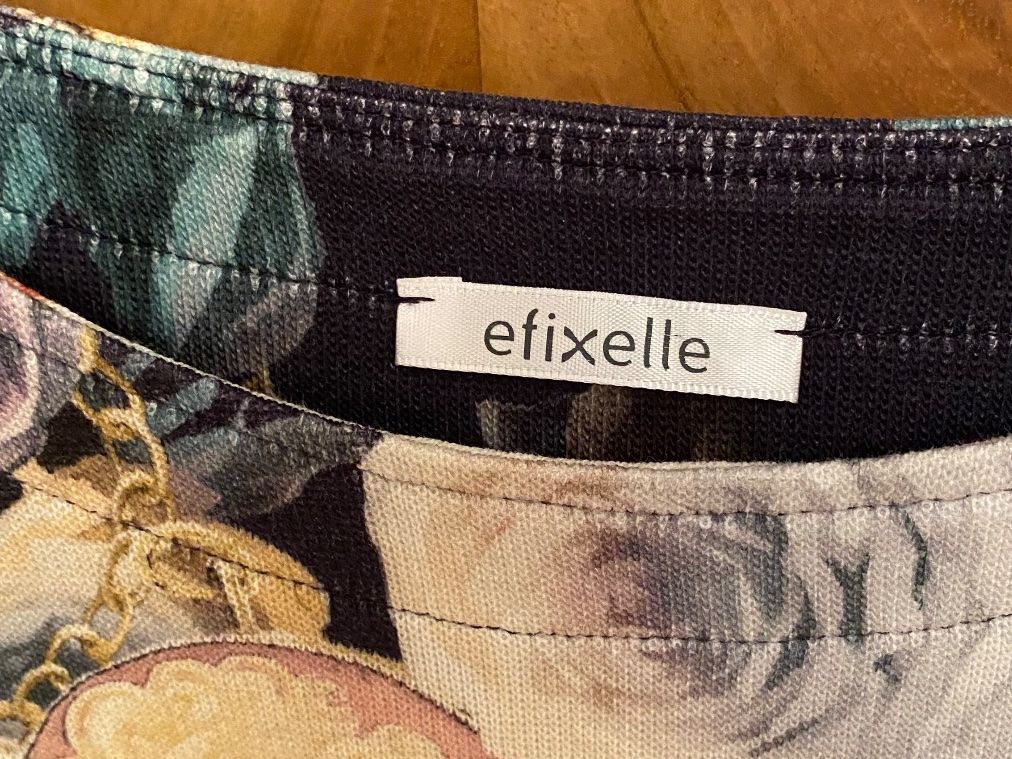 Pullover & Sweatshirts: Efixelle Pullover, neuwertig, Gr. 40 , Blau Floralprint – Neu (gemäss Beschreibung) aus Illnau von Sniwi67 1